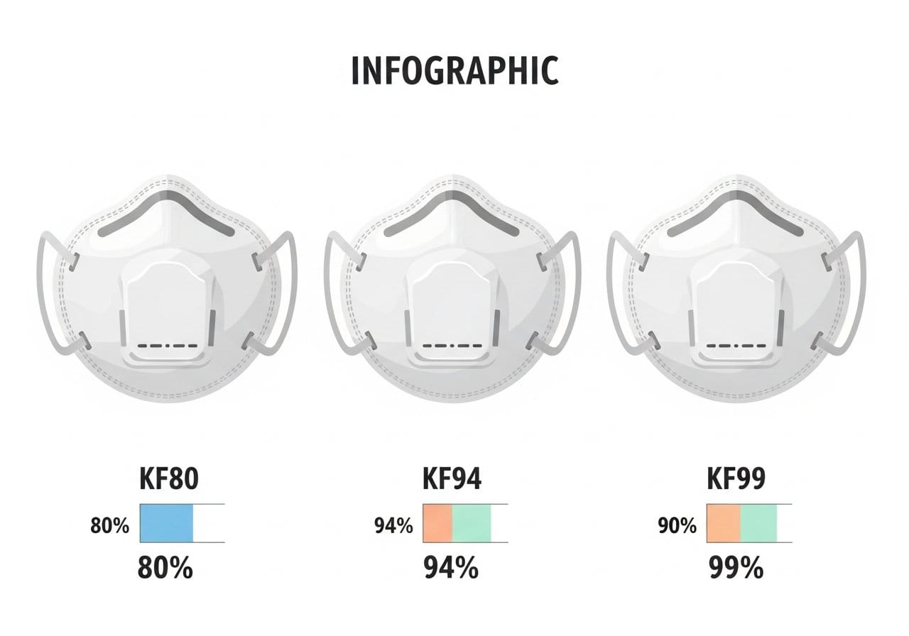 KF80·KF94·KF99 등급 차이를 한눈에 비교