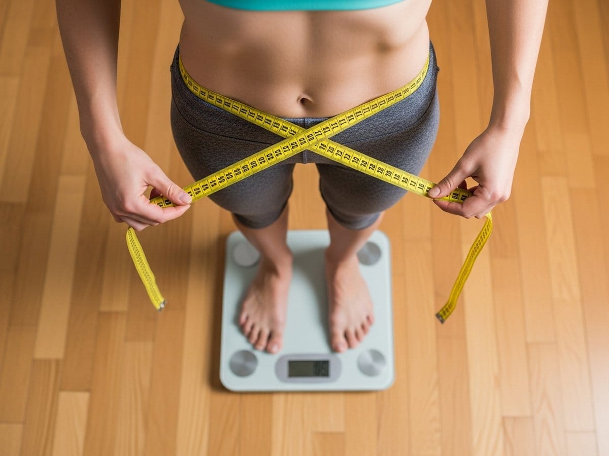 체중은 비슷한데 허리둘레만 달라질 수 있는 상황