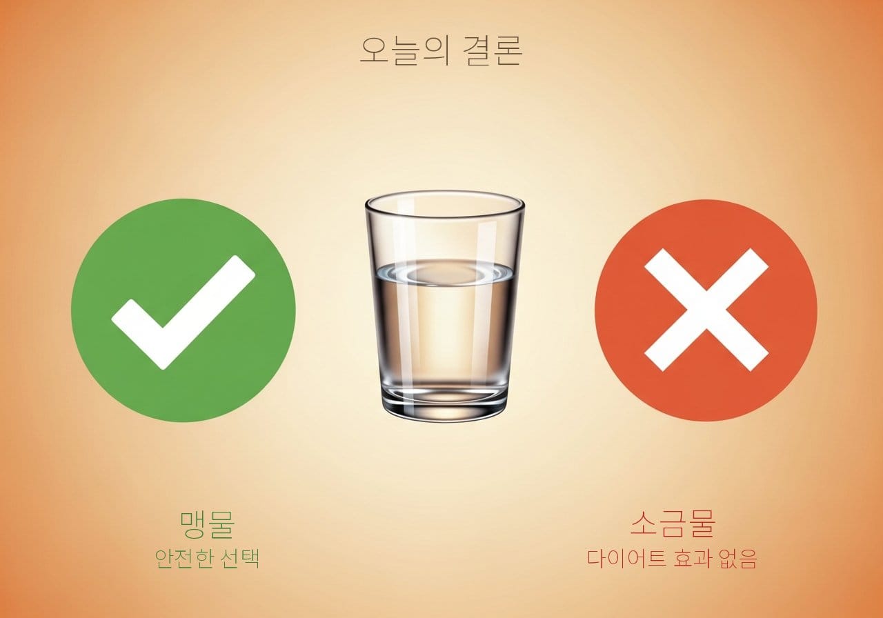 미지근한 물과 식이섬유처럼 더 안전한 아침 대안