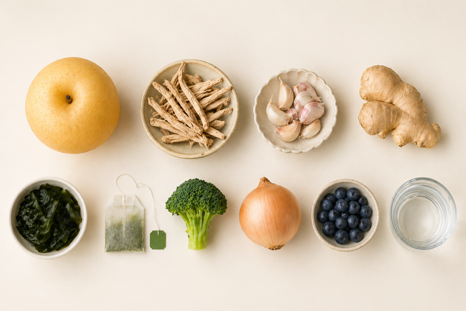 미세먼지 나쁜 날 기관지 관리 식재료 한눈에 보기