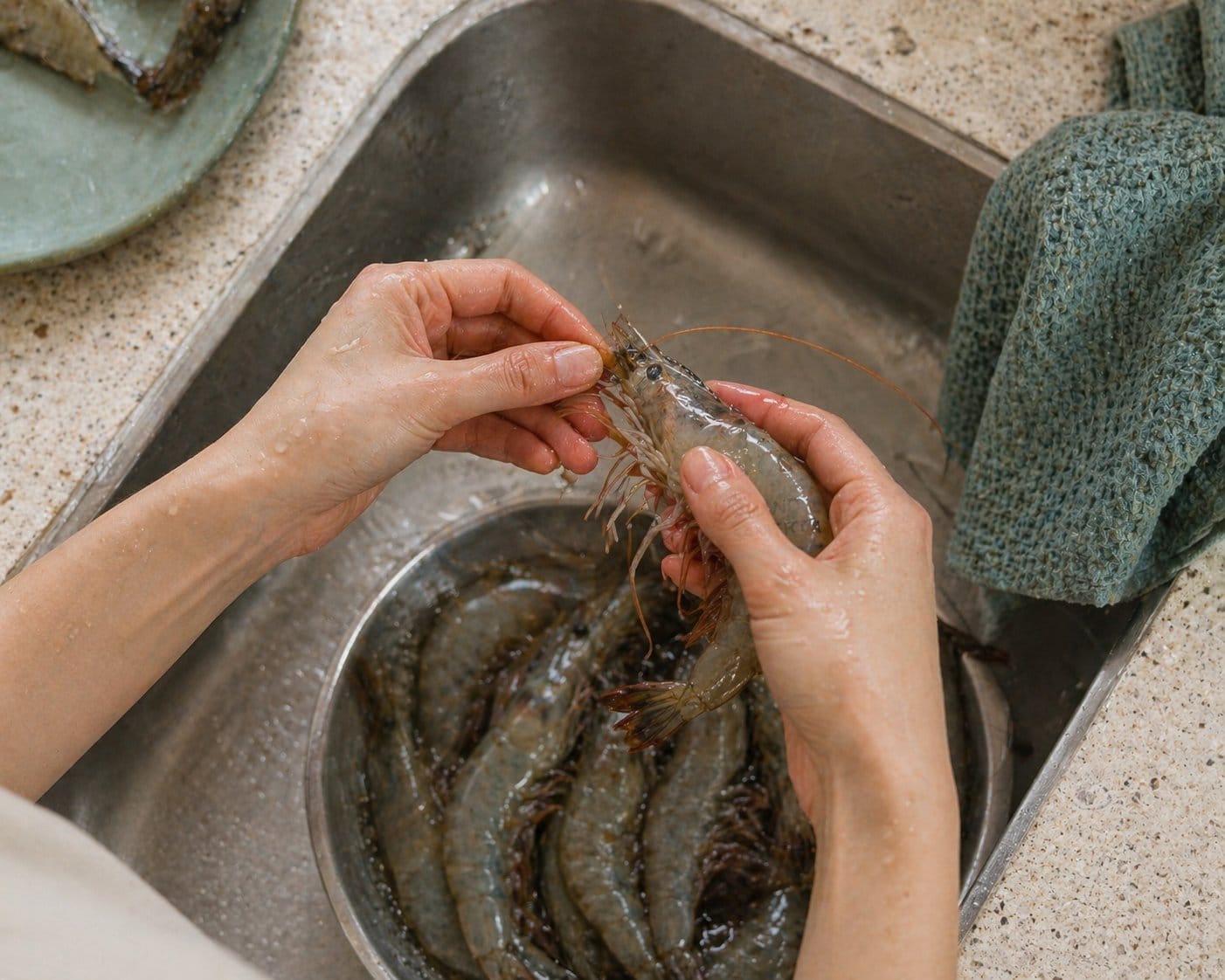 CMNV 노다바이러스와 해산물 관계 설명 이미지