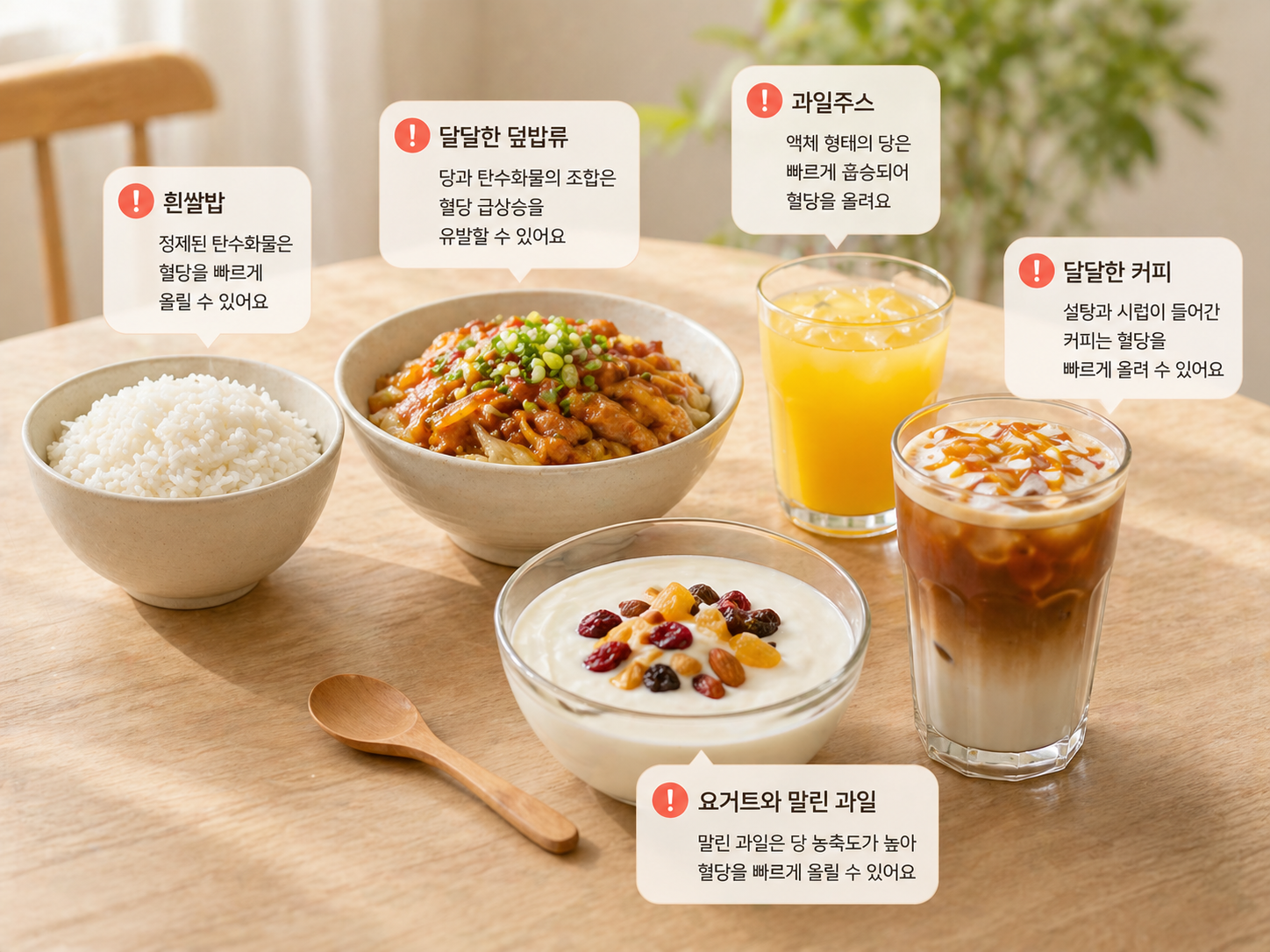 식후 혈당 빨리 올리는 음식 5가지