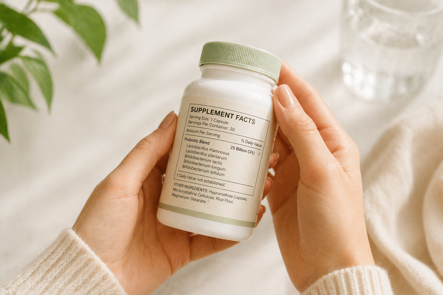 유산균 종류 선택 방법 — 균주 이름, 보장 균수, 프리바이오틱스 포함 여부 확인