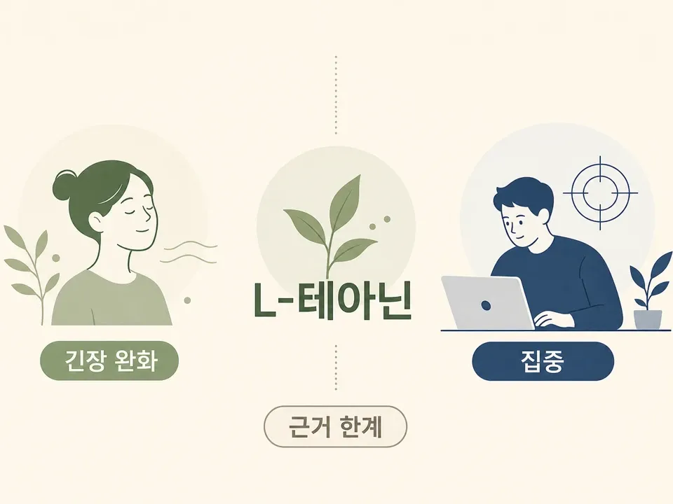 L테아닌 긴장과 집중