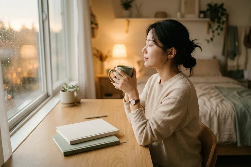 공부 후 편안한 밤