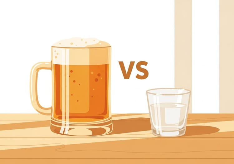 맥주 vs 소주, 다이어트 중엔 뭐가 낫나? 칼로리·살찌는 원리 완전 정리