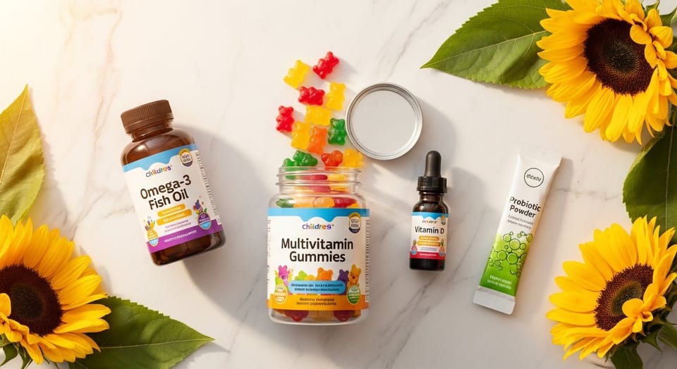어린이 영양제 추천 7가지 - 키성장-면역력-집중력 성분별 완벽 가이드 (2026)