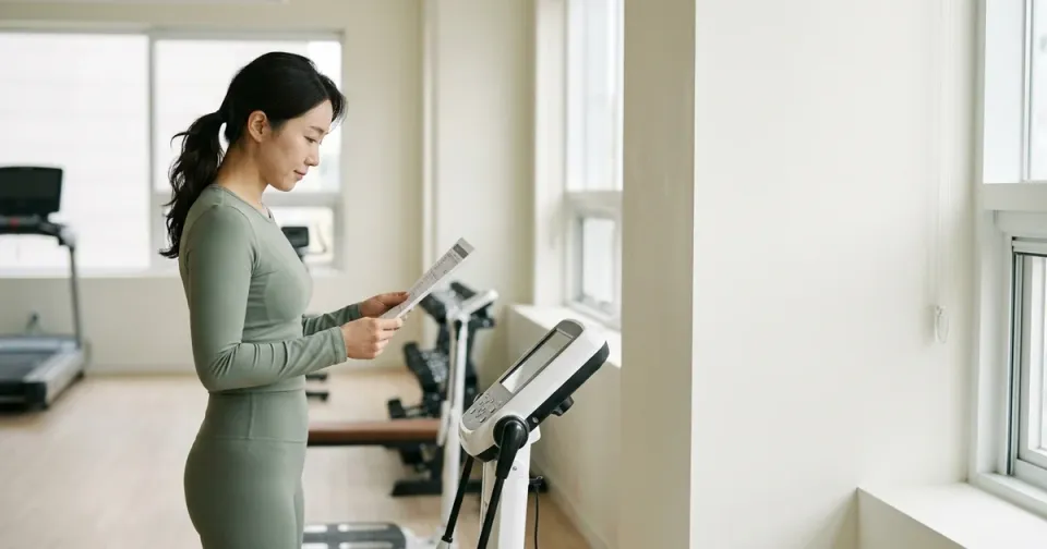 인바디 검사 전 운동